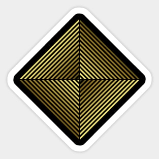 Square - triangles - graphic - geometric pattern Sticker